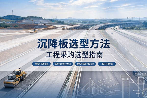 澄江沉降板选择方法