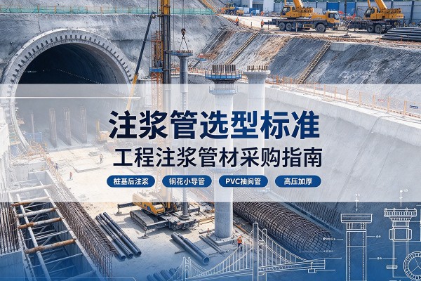 澄江注浆管选型标准