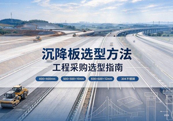 澄江沉降板选择方法